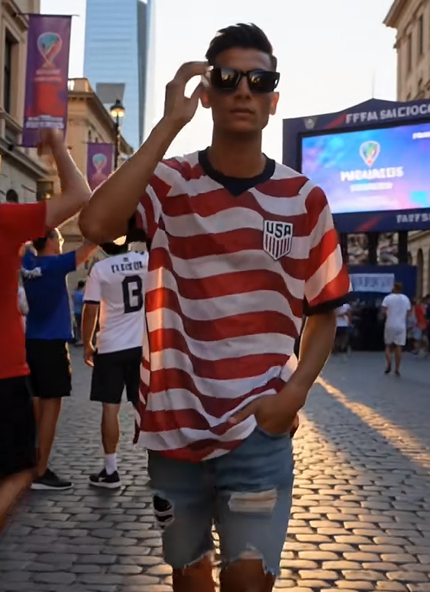USA Home Shirt World Cup 2026 Fan Photo 3