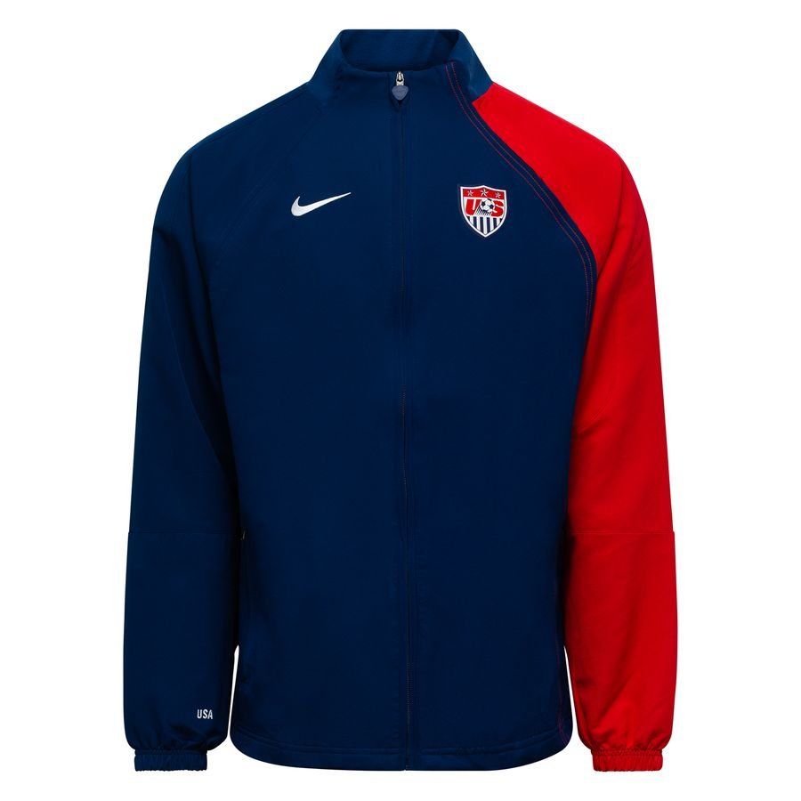 USA Track Top T90 Reissue - Coastal Blue/University Red/White - Men's-SoccerKits Hub | Buy Soccer Jerseys Online