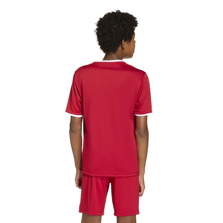 adidas Playershirt Entrada 26 - Team Power Red/White Kids-SoccerKits Hub | Buy Soccer Jerseys Online