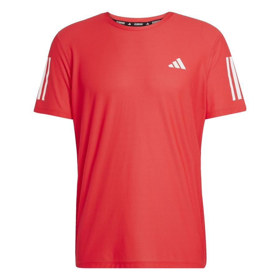 adidas Running T-Shirt Own The Run - Pure Ruby - Men's-SoccerKits Hub | Buy Soccer Jerseys Online
