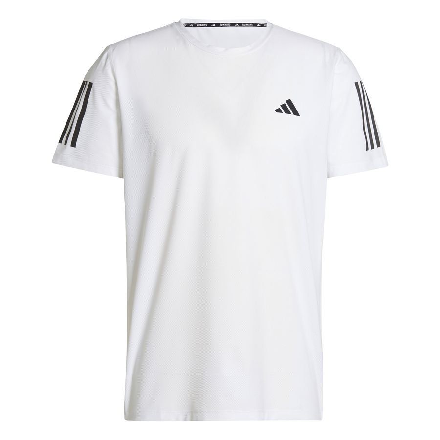 adidas Running T-Shirt Own The Run - White/Reflect Silver - Men's-SoccerKits Hub | Buy Soccer Jerseys Online