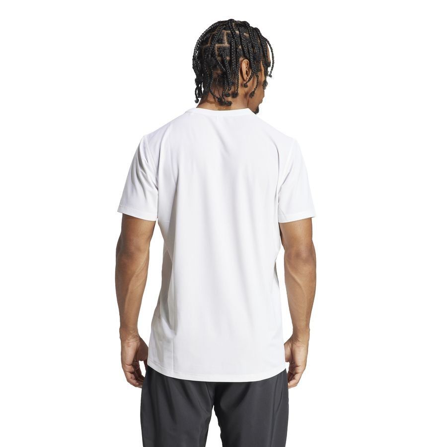 adidas Running T-Shirt Own The Run - White/Reflect Silver - Men's-SoccerKits Hub | Buy Soccer Jerseys Online