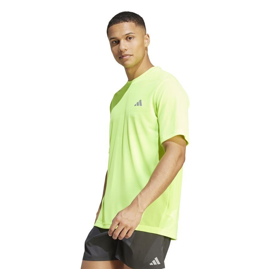 adidas Running T-Shirt Ultimate - Lucid Lemon - Men's-SoccerKits Hub | Buy Soccer Jerseys Online