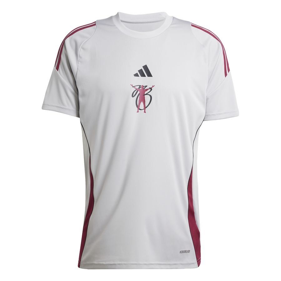 adidas T-Shirt Tiro Jude Bellingham - Grey Two - Men's-SoccerKits Hub | Buy Soccer Jerseys Online