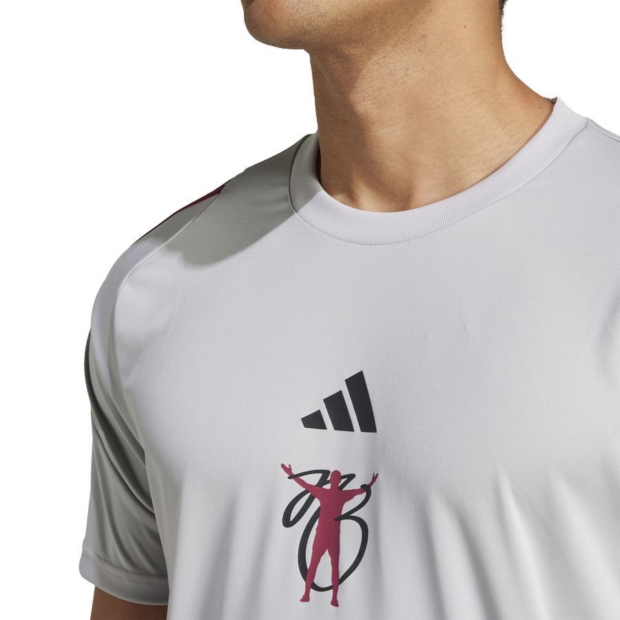adidas T-Shirt Tiro Jude Bellingham - Grey Two - Men's-SoccerKits Hub | Buy Soccer Jerseys Online