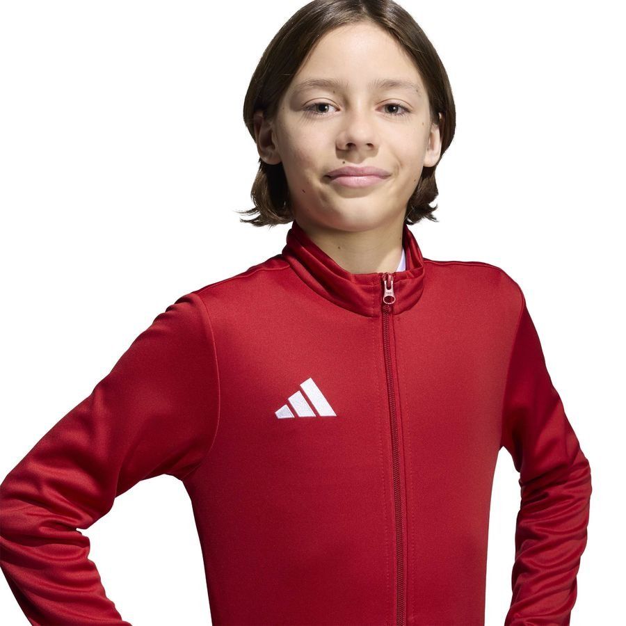 adidas Track Jacket Entrada 26 - Team Power Red/White Kids-SoccerKits Hub | Buy Soccer Jerseys Online