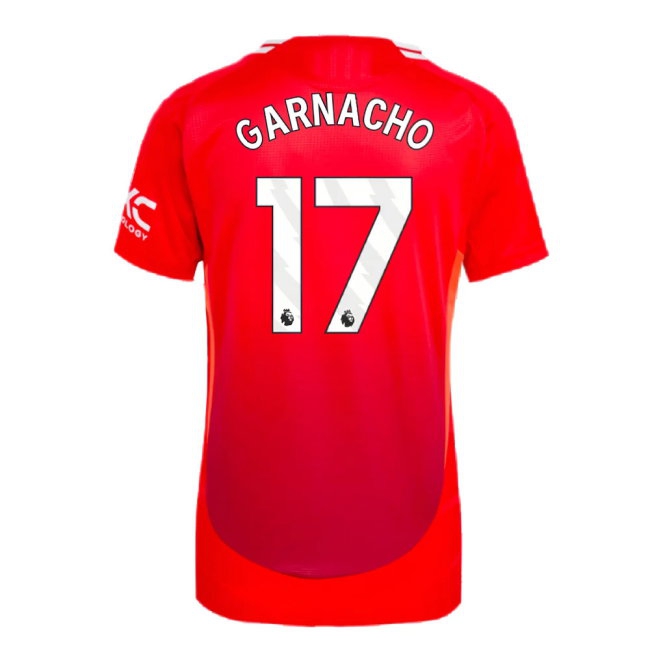2024-2025 Man Utd Player Edition Home Shirt (Womens) (Garnacho 17) | Soccer Jersey