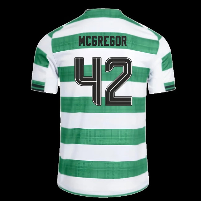 2025-2026 Celtic Player Edition Home Shirt (McGregor 42) | Soccer Jersey