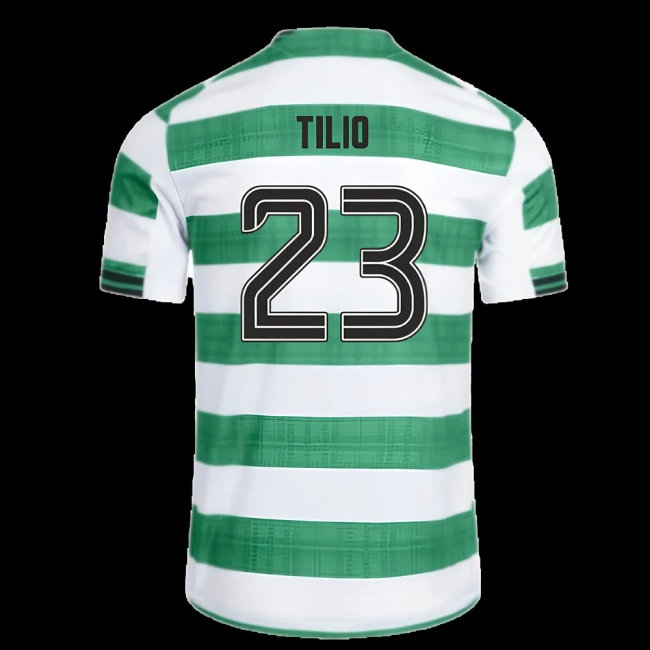2025-2026 Celtic Player Edition Home Shirt (Tilio 23) | Soccer Jersey