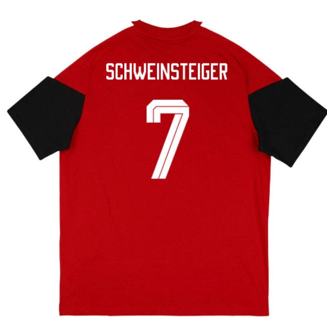 2026-2027 Germany Training Tee (Red) (Schweinsteiger 7) | Soccer Jersey