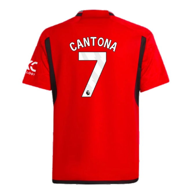 2023-2024 Man Utd Home Shirt (Kids) (Cantona 7) | Soccer Jersey