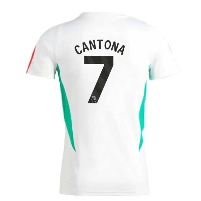 2023-2024 Man Utd Training Jersey (White) - Ladies (Cantona 7) | Soccer Jersey