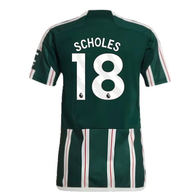 2023-2024 Man Utd Away Shirt (Scholes 18) | Soccer Jersey
