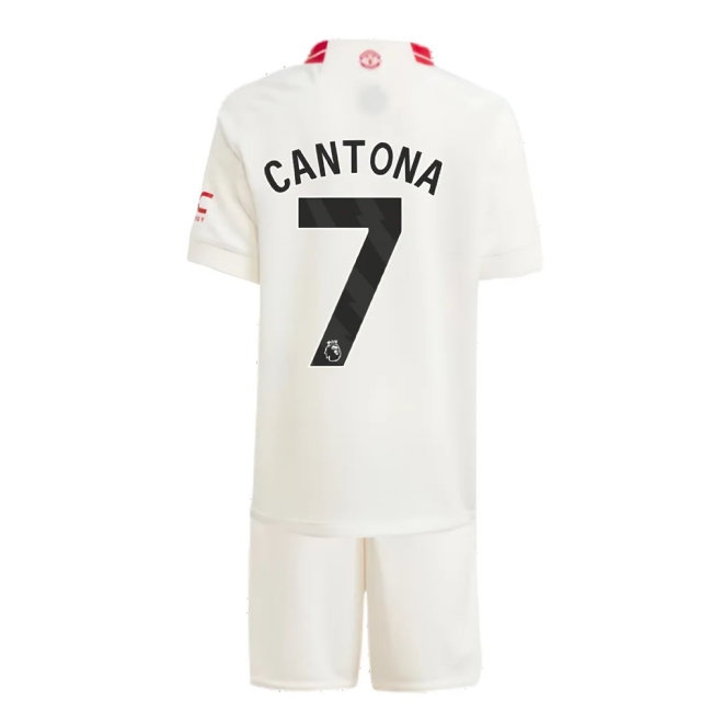 2023-2024 Man Utd Third Mini Kit (Cantona 7) | Soccer Jersey