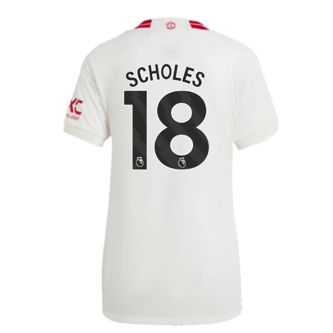 2023-2024 Man Utd Third Shirt (Ladies) (Scholes 18) | Soccer Jersey