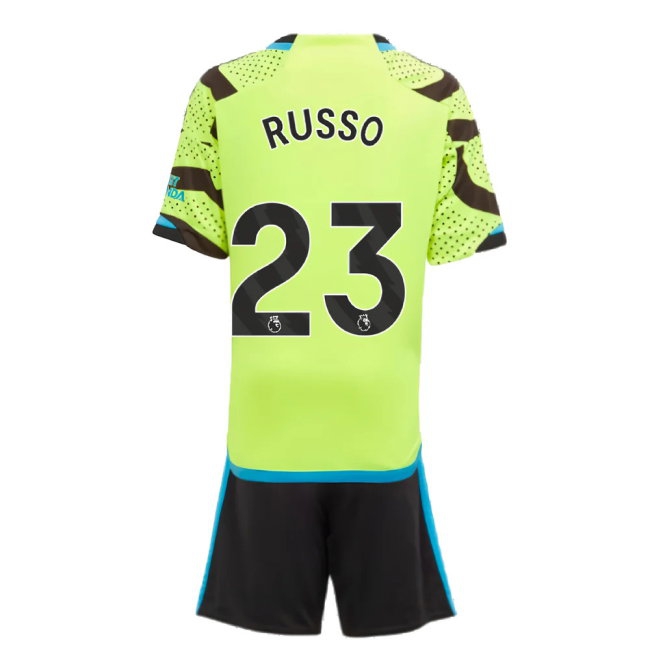 2023-2024 Arsenal Away Mini Kit (Russo 23) | Soccer Jersey