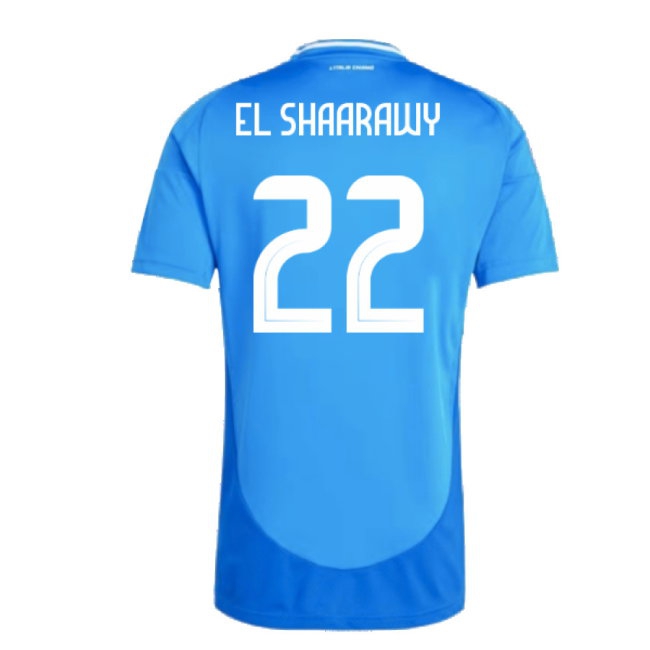2024-2025 Italy Home Shirt (EL SHAARAWY 22) | Soccer Jersey