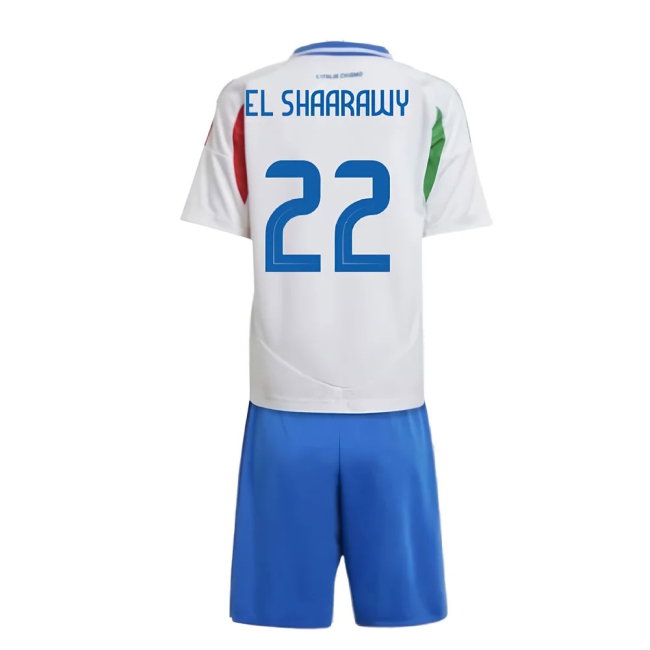 2024-2025 Italy Away Mini Kit (EL SHAARAWY 22) | Soccer Jersey