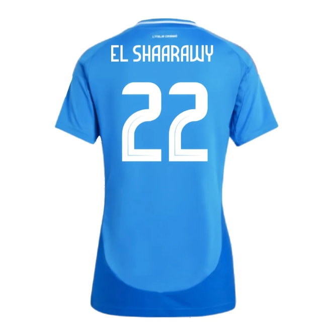 2024-2025 Italy Home Shirt (Ladies) (EL SHAARAWY 22) | Soccer Jersey