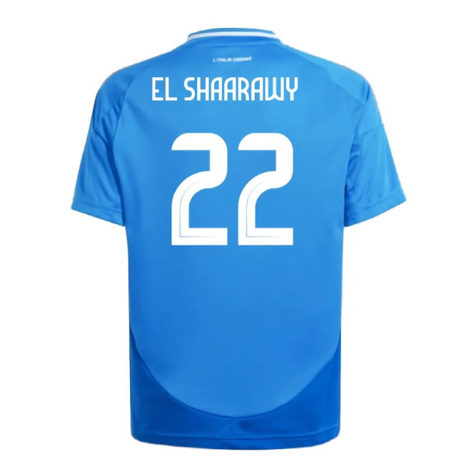 2024-2025 Italy Home Shirt (Kids) (EL SHAARAWY 22) | Soccer Jersey
