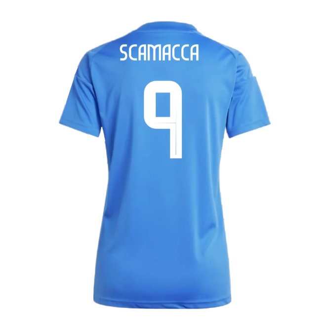 2024-2025 Italy Home Fan Jersey (Ladies) (SCAMACCA 9) | Soccer Jersey
