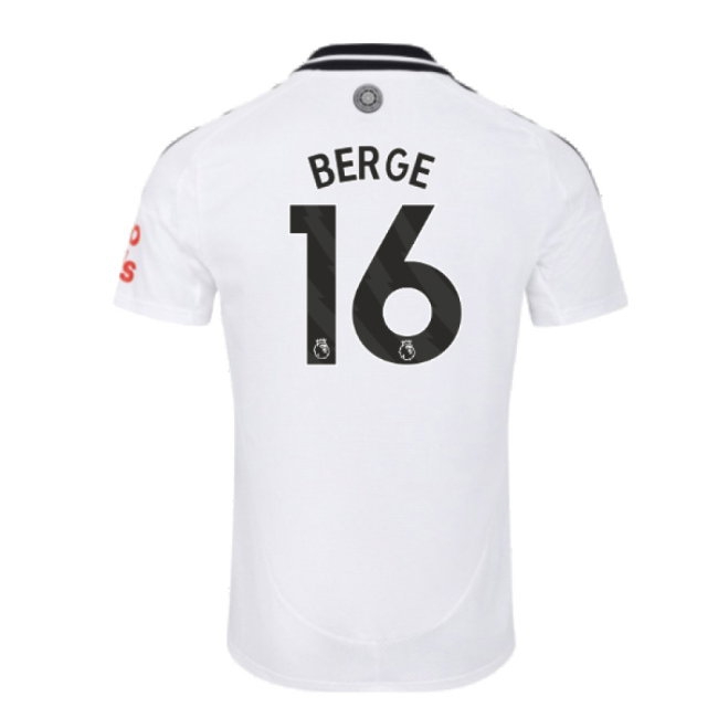 2024-2025 Fulham Home Shirt (Berge 16) | Soccer Jersey