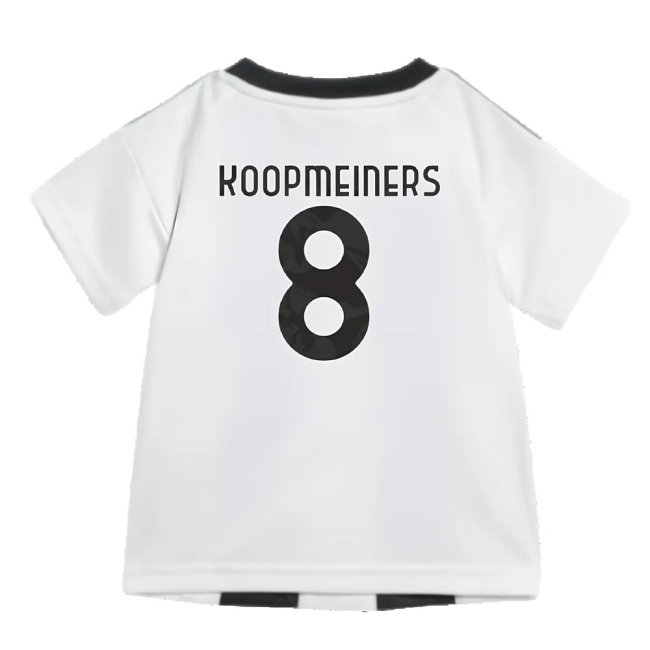 2024-2025 Juventus Home Baby Kit (Koopmeiners 8) | Soccer Jersey