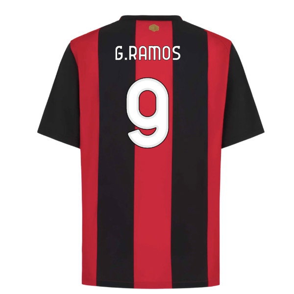 2026-2027 AC Milan Home Shirt (G.Ramos 9) | Soccer Jersey