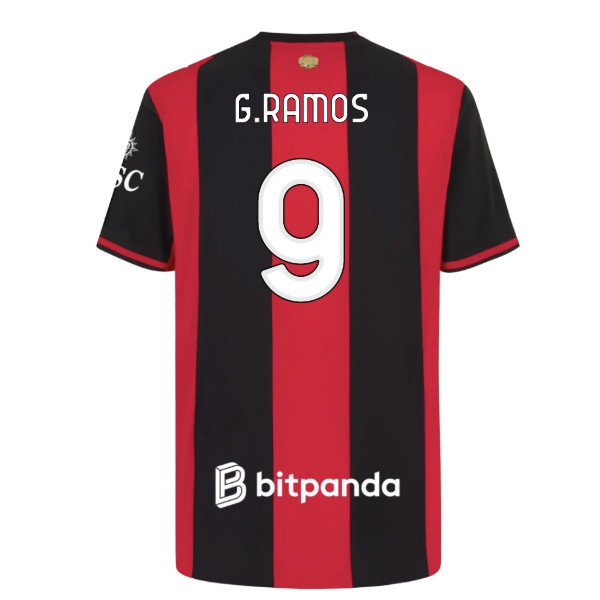 2026-2027 AC Milan Player Edition Home Shirt (G.Ramos 9) | Soccer Jersey