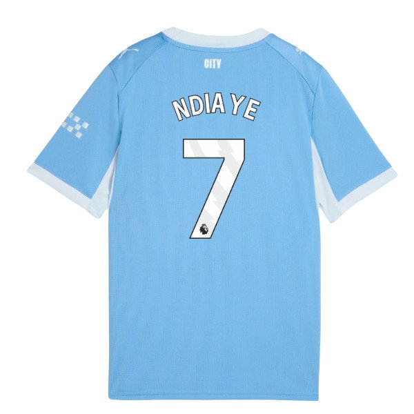 2026-2027 Man City Home Shirt (Kids) (Ndiaye 7) | Soccer Jersey