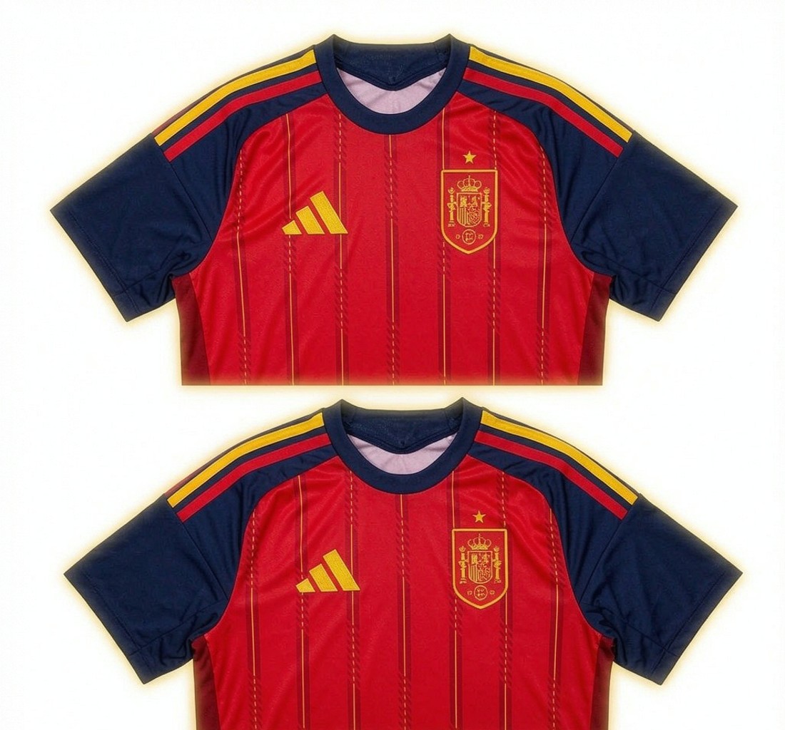 La Roja, 2026 world champions — the red shirt every collector wants this season.