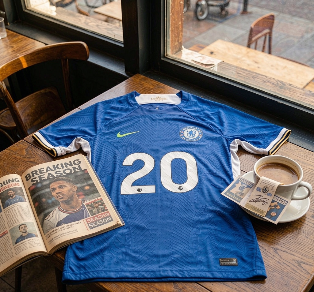 Chelsea 2023-24 home shirt with Palmer 20 - the breakout season