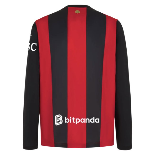 2026-2027 AC Milan Long Sleeve Home Shirt (Rabiot 12)-SoccerKits Hub | Buy Soccer Jerseys Online