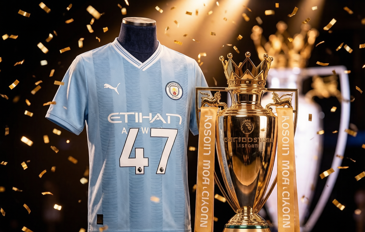 Man City #47 Foden Player of the Season jersey