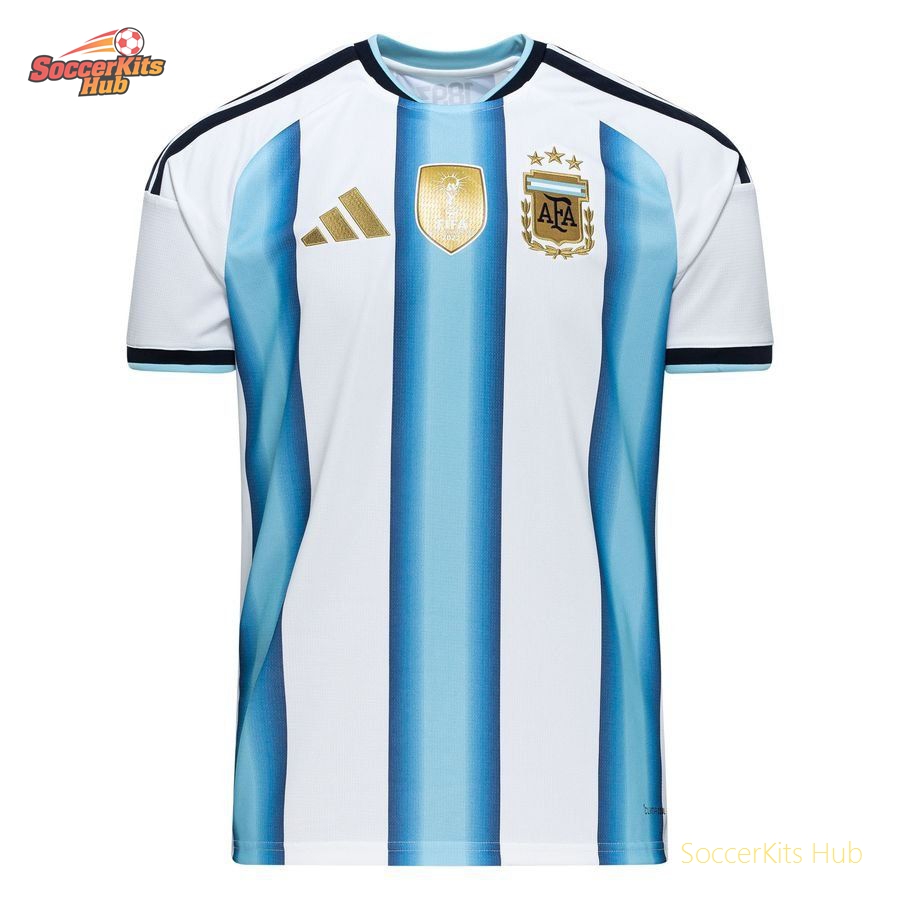 Argentina Home Shirt World Cup 2026 (Your Name)-SoccerKits Hub | Buy Soccer Jerseys Online