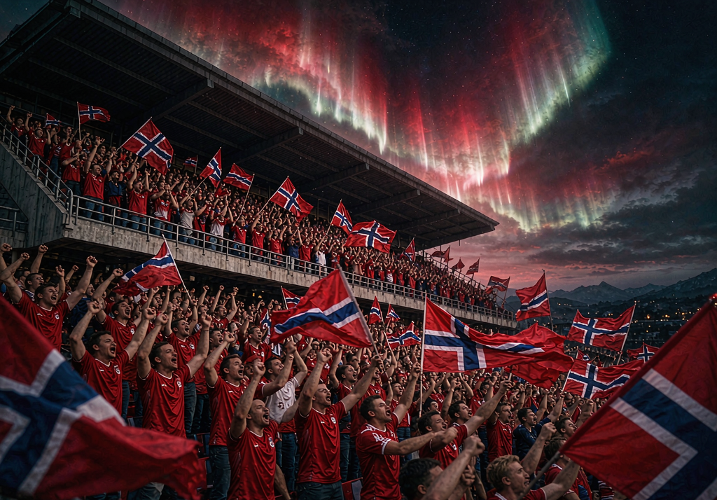 Norway fans in stadium