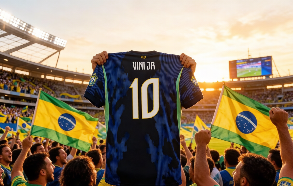Brazil fans celebrating