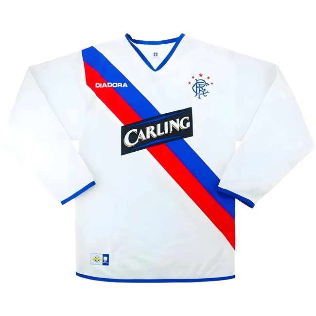 Rangers 2004-05 Away L/S (XXL) (Excellent) (GATTUSO 18) | Soccer Jersey