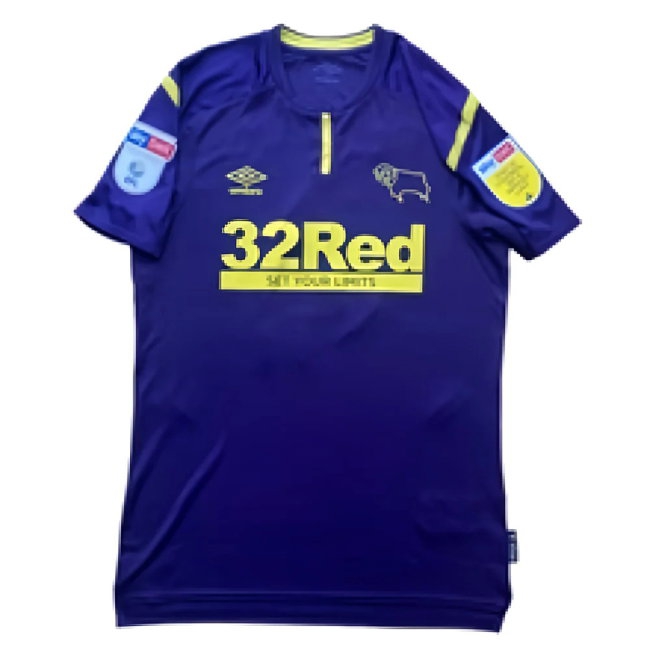 Derby County 2021-22 Third Shirt (L) (Mint) (Rooney 32) | Soccer Jersey