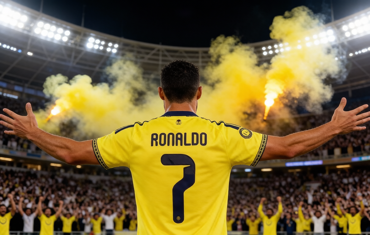 Cristiano Ronaldo Al-Nassr home jersey