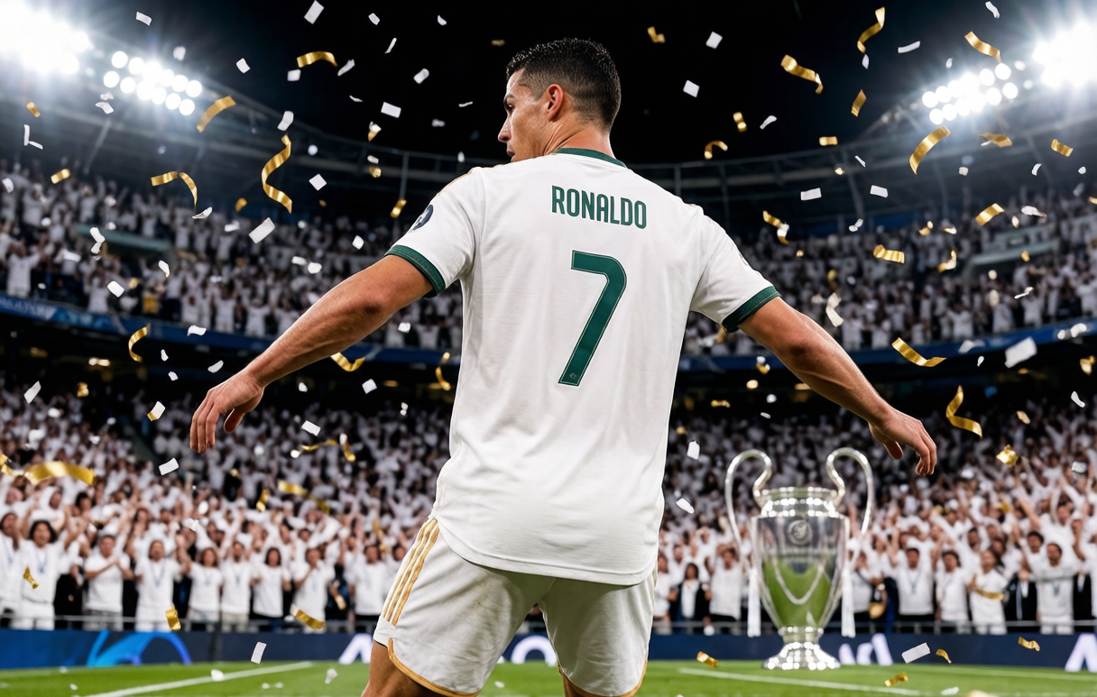 Cristiano Ronaldo Real Madrid home jersey