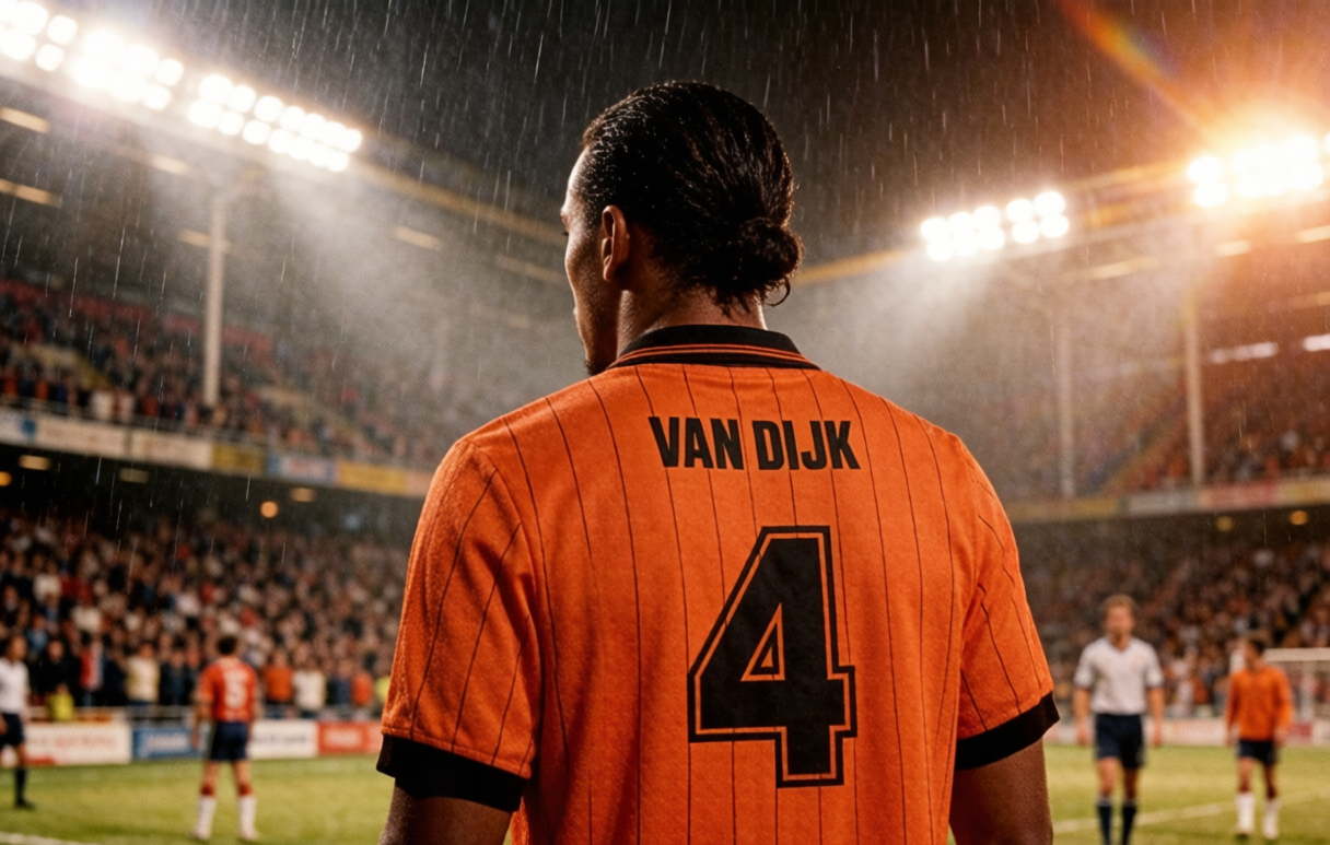 Netherlands captain Virgil van Dijk in Oranje