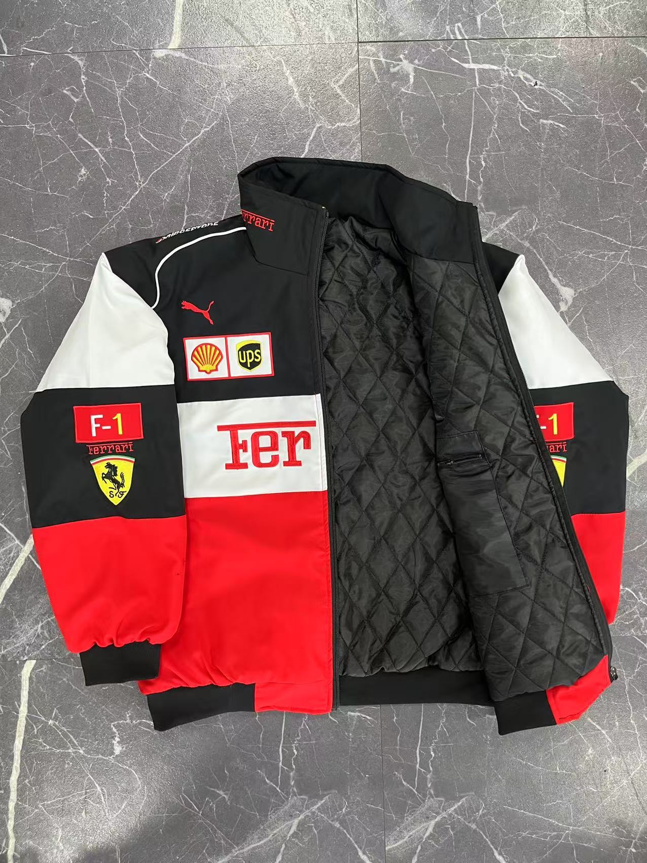 Ferrari Racing Jacket – (Red/Black)