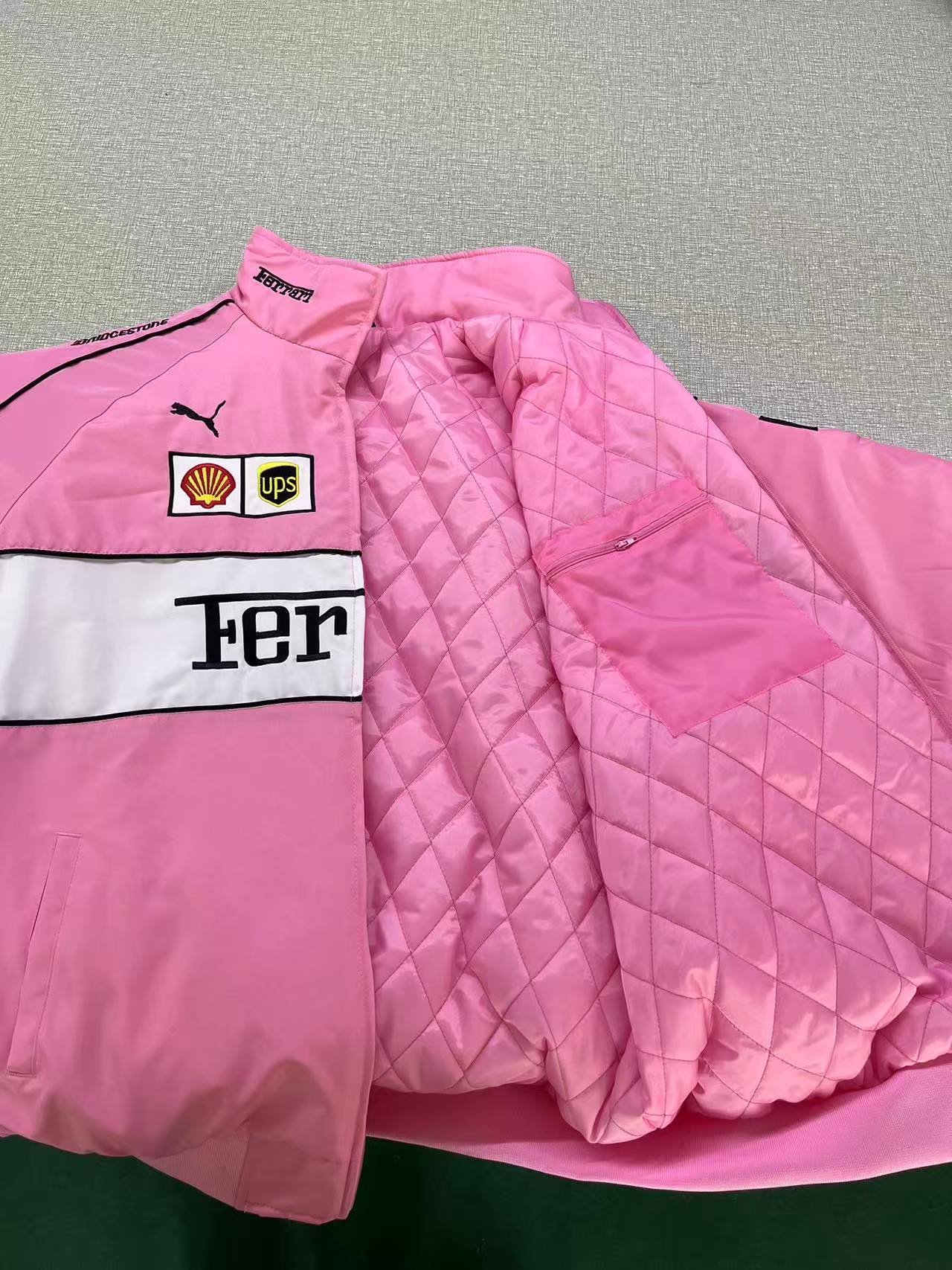 Ferrari Racing Jacket – Pink Edition