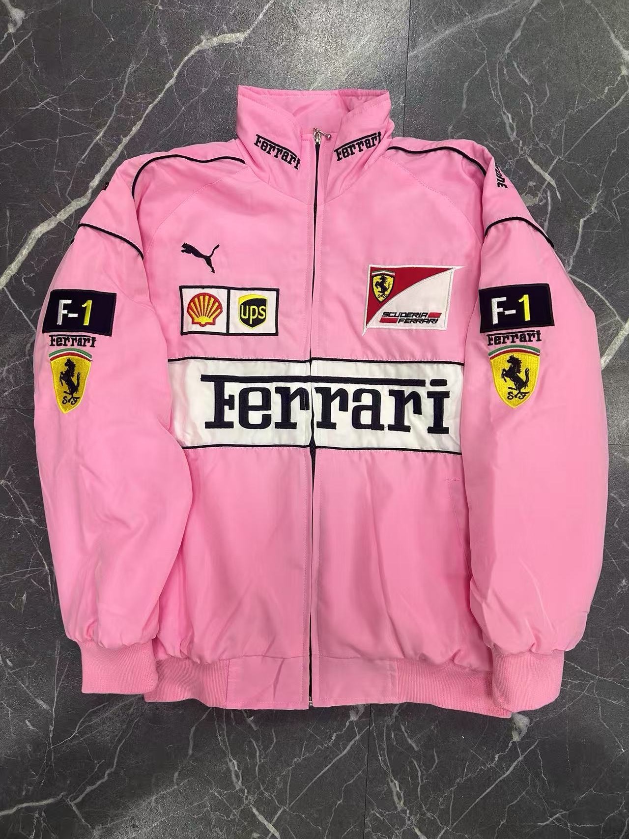 Ferrari Racing Jacket – Pink Edition