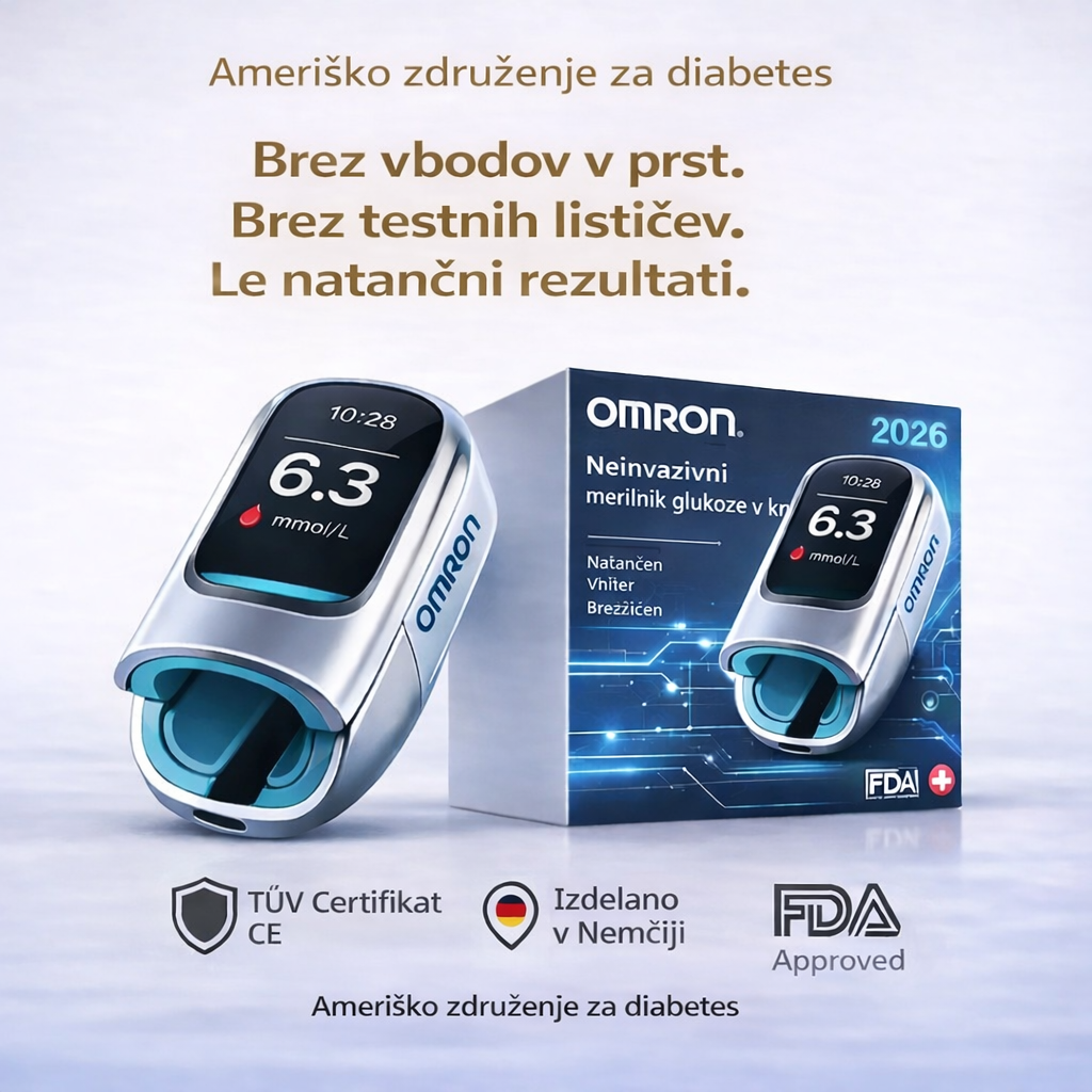 🔥 Nič več igel in bolečin! | Omron™ neinvazivni merilnik glukoze v krvi – enostavno in natančno spremljanje krvnega sladkorja, kjer koli že ste 🔥