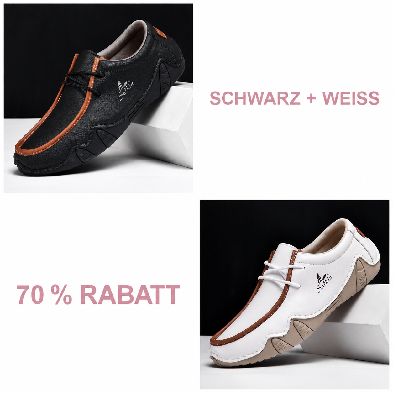 Schwarz + Weiß | 70 % RABATT