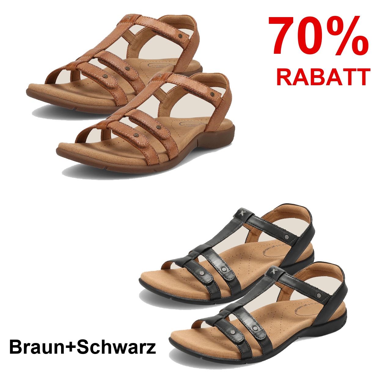 2 Paar Schuhe – Braun+Schwarz