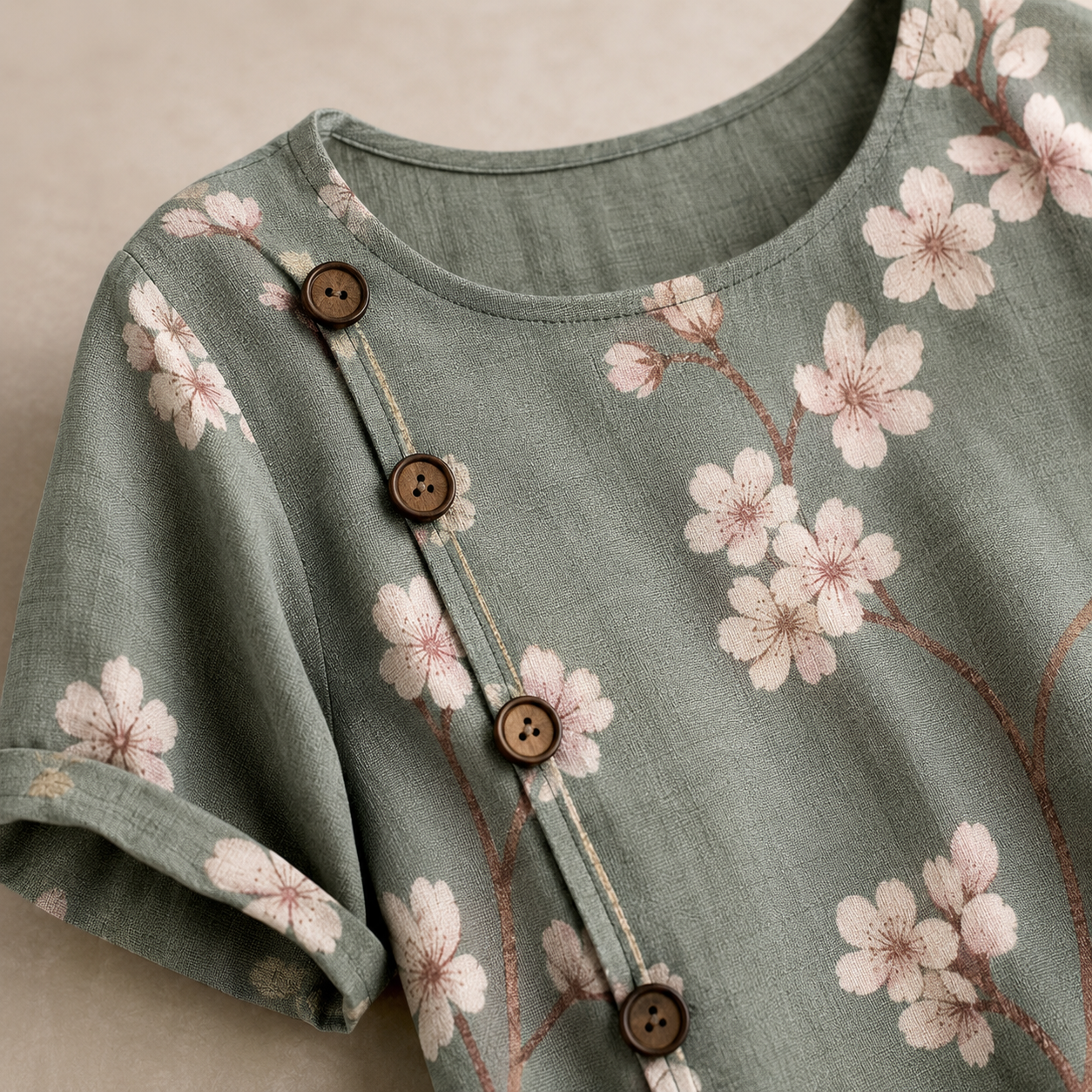 Detailansicht der Bluse