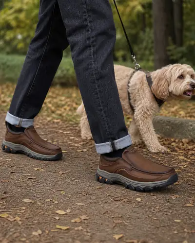 Christian T., N&uuml;rnberg &middot; Parkweg, Schuh dunkelbraun